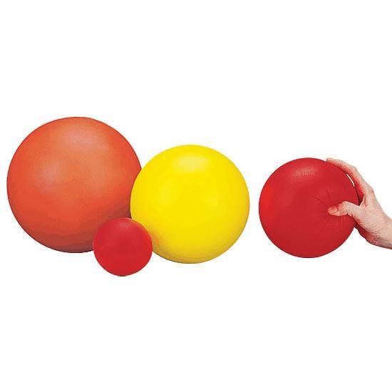 FlagHouse COLOR-BRITE Coated Foam Ball, 6 Inch, Assorted Colors, Each 2119858